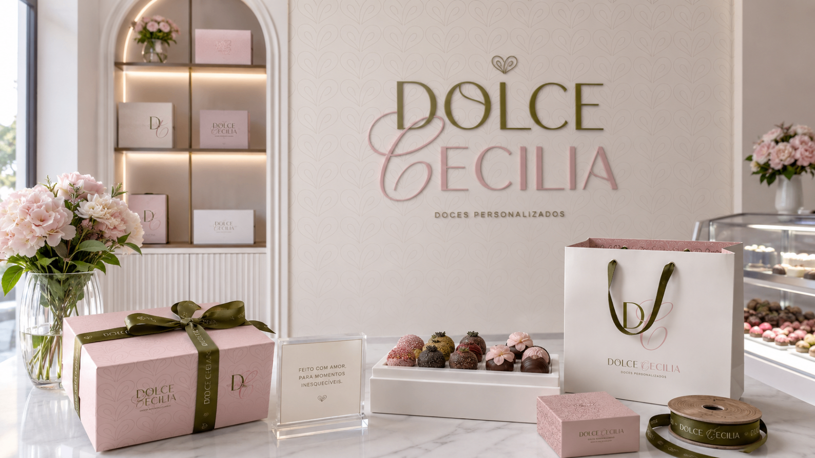 Projeto de marca Dolce Cecilia
